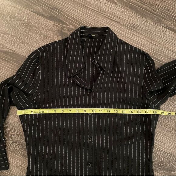 Escada glitter pinstripe button down - Picture 7 of 10